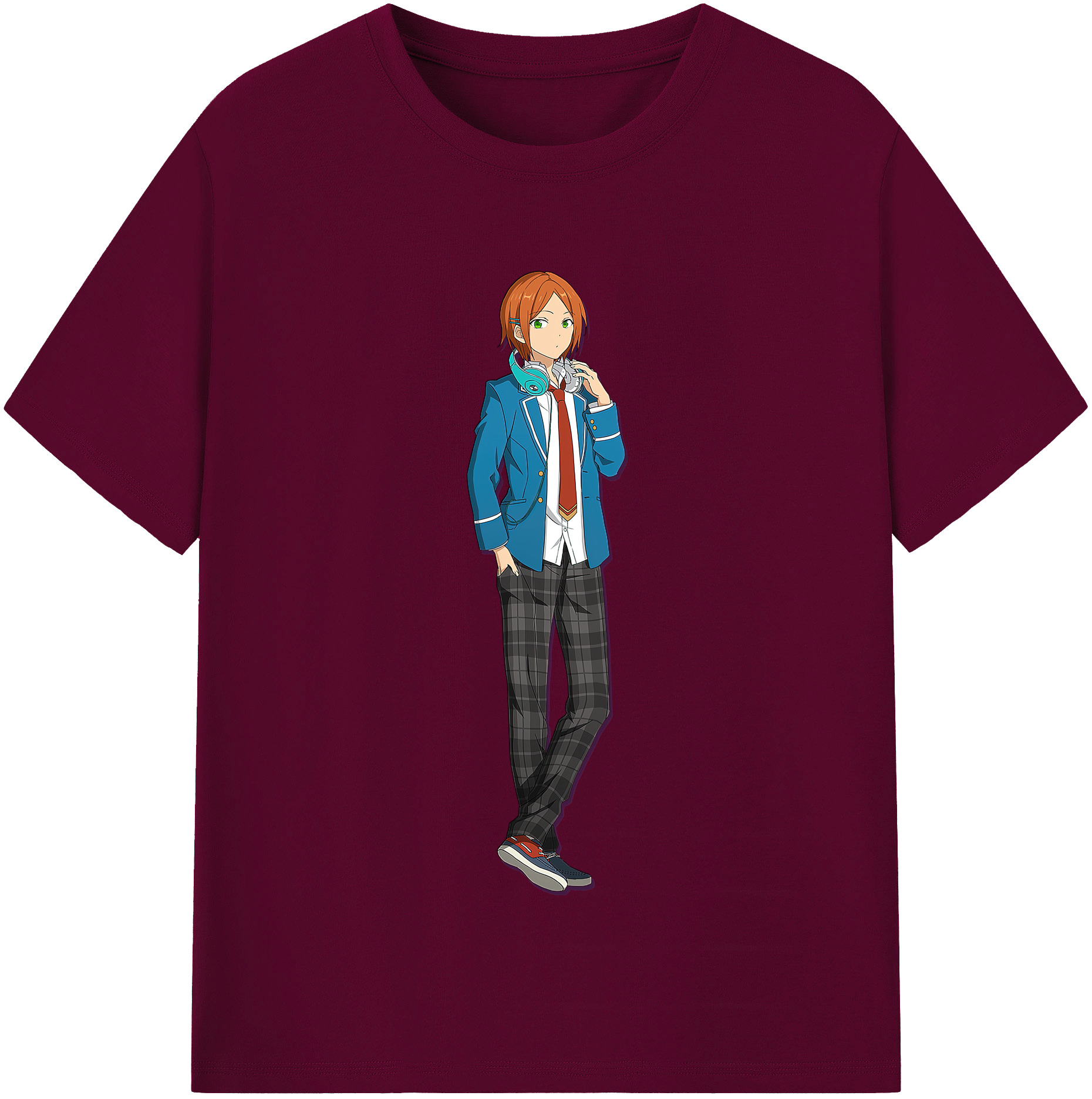 （画像用） あんさんぶるスターズ! Ensemble Stars レディースカジュアルプリントTシャツ（綿100％）